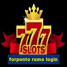 forponto rumo login